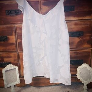 White tank top blouse